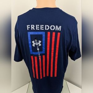 Men's Under Armour Freedom Flag Shirt sz L